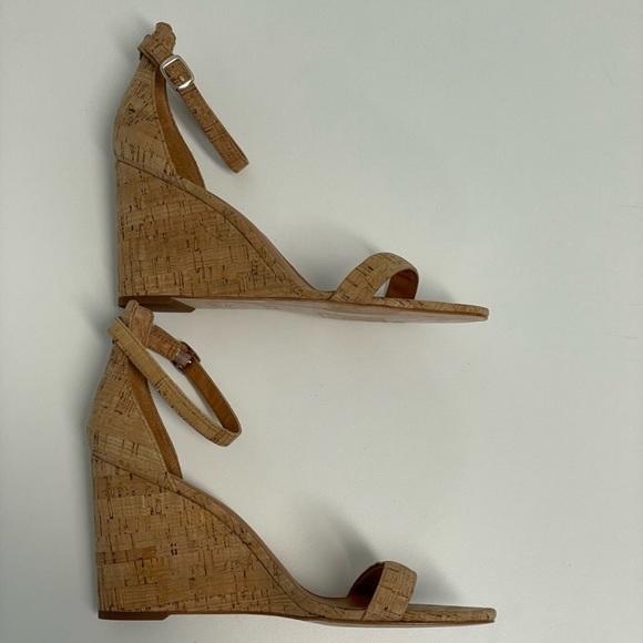 J.McLaughlin Middleton Cork Wedge Sandals - Picture 9 of 12